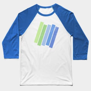 Northern Lights Stripes Vintage Baseball T-Shirt